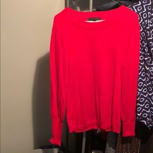 Red Ann Taylor sweater